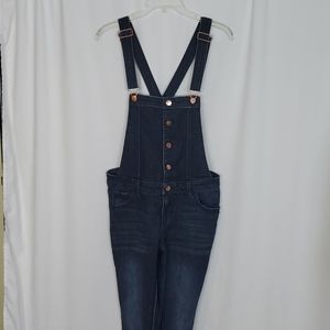 Tinseltown Couture Dark Blue Denim Overalls